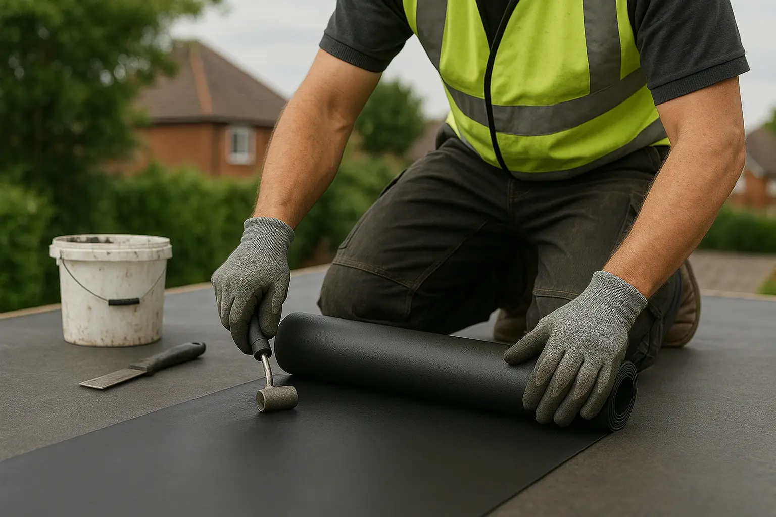 Professional flat roofs services in North Birmingham